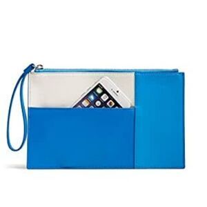 Vera Bradley Blue Composition Wristlet